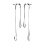 Double drop Silver Stunner Earrings