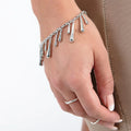 Multi Drip Silver Bracelet