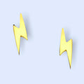 Gold Lightening Earrings