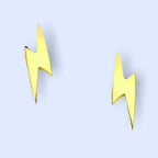Gold Lightening Earrings