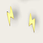 Gold Lightening Earrings