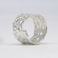 Silver Origin Honeycomb Ring - 14mm