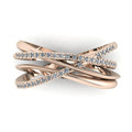 Eternal Infinity Diamond Rose Gold Eternity Ring