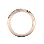 Eternal Infinity Ruby & Diamond Rose Gold Eternity Ring