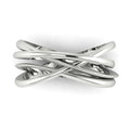 Eternal Infinity Plain White Gold or Platinum Ring