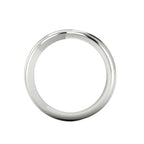Eternal Infinity Plain White Gold or Platinum Ring