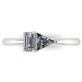 Elektra Toi Et Moi Geometric, Diamond & White Gold or Platinum Ring