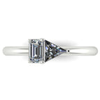 Elektra Toi Et Moi Geometric, Diamond & White Gold or Platinum Ring