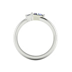 Elektra Toi Et Moi Geometric, Diamond & White Gold or Platinum Ring