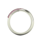 Eternal Infinity Ruby & Pink Sapphire White Gold Eternity Ring