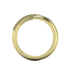 Eternal Infinity Diamond Yellow Gold Eternity Ring