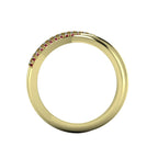 Eternal Infinity Ruby & Diamond Yellow Gold Eternity Ring