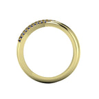 Eternal Infinity Sapphire & Diamond Yellow Gold Eternity Ring