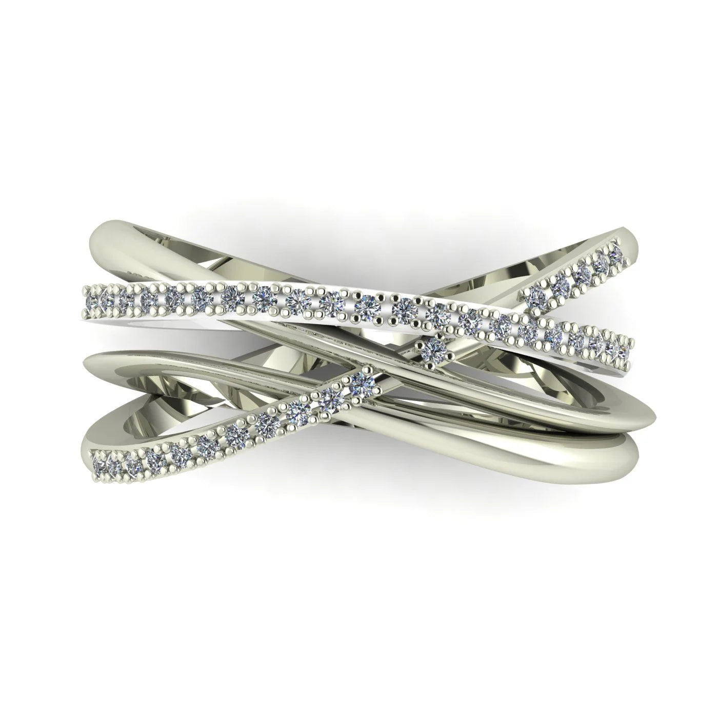 Eternal Infinity Diamond White Gold Or Platinum Eternity Ring