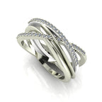 Eternal Infinity Diamond White Gold Or Platinum Eternity Ring