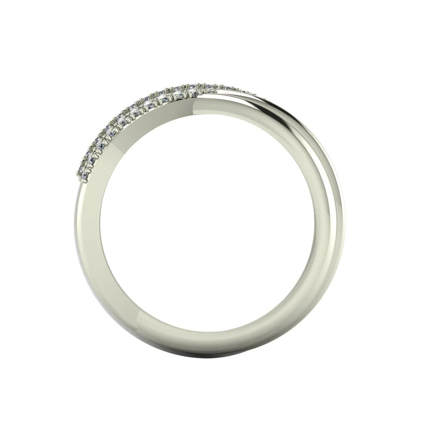 Eternal Infinity Diamond White Gold Or Platinum Eternity Ring