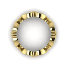 Flowers On The Vine, Yellow Gold Floral Patterned Wedding Ring