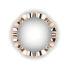 Flowers On The Vine, Rose Gold Floral Patterned Wedding Ring