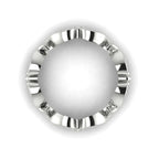 Flowers On The Vine,  White Gold Or Platinum Floral Patterned Wedding Ring