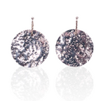 Glitter Ball Silver Earrings (medium)