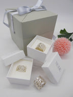 Silver Origin Honeycomb Cuff Ring
