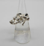 Offset Small Silver Origins Ring - One-Of-A-Kind