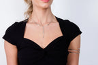 Dripping Silver Necklace