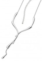 Dripping Silver Necklace