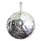 Glitter Ball Silver Earrings (medium)