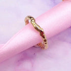 Origin Organic Hand Carved Liquid Gold - 18 Carat Ring - One-Of-A-Kind