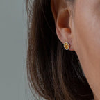 Gold & Silver Mandala Earrings
