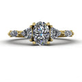 Maisie Oval Diamond Five Stone Ring in 18ct Yellow Gold