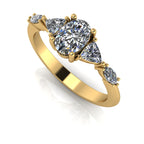 Maisie Oval Diamond Five Stone Ring in 18ct Yellow Gold