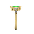Maisie Marquise Tsavorite & Diamond Ring in 18ct Yellow Gold
