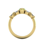 Maisie Marquise Tsavorite & Diamond Ring in 18ct Yellow Gold