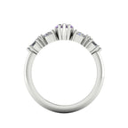 Maisie Marquise Violet Sapphire & Diamond Ring in White Gold or Platinum