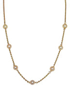Pearl and Gold Chain Necklace