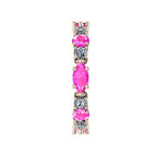 Raspberry Ripple Allsorts - Pink Sapphire & Diamond Rose Gold Eternity Ring