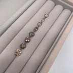 Maisie Oval Champagne Diamond Ring in 18ct Rose Gold