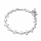 Fine Silver Splat Bracelet