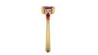 Maisie Oval Ruby & Diamond Ring in 18ct Yellow Gold