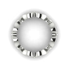 Flowers On The Vine,  White Gold Or Platinum Floral Patterned Wedding Ring