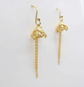 Small Web Earrings - Gold Vermeil On Silver