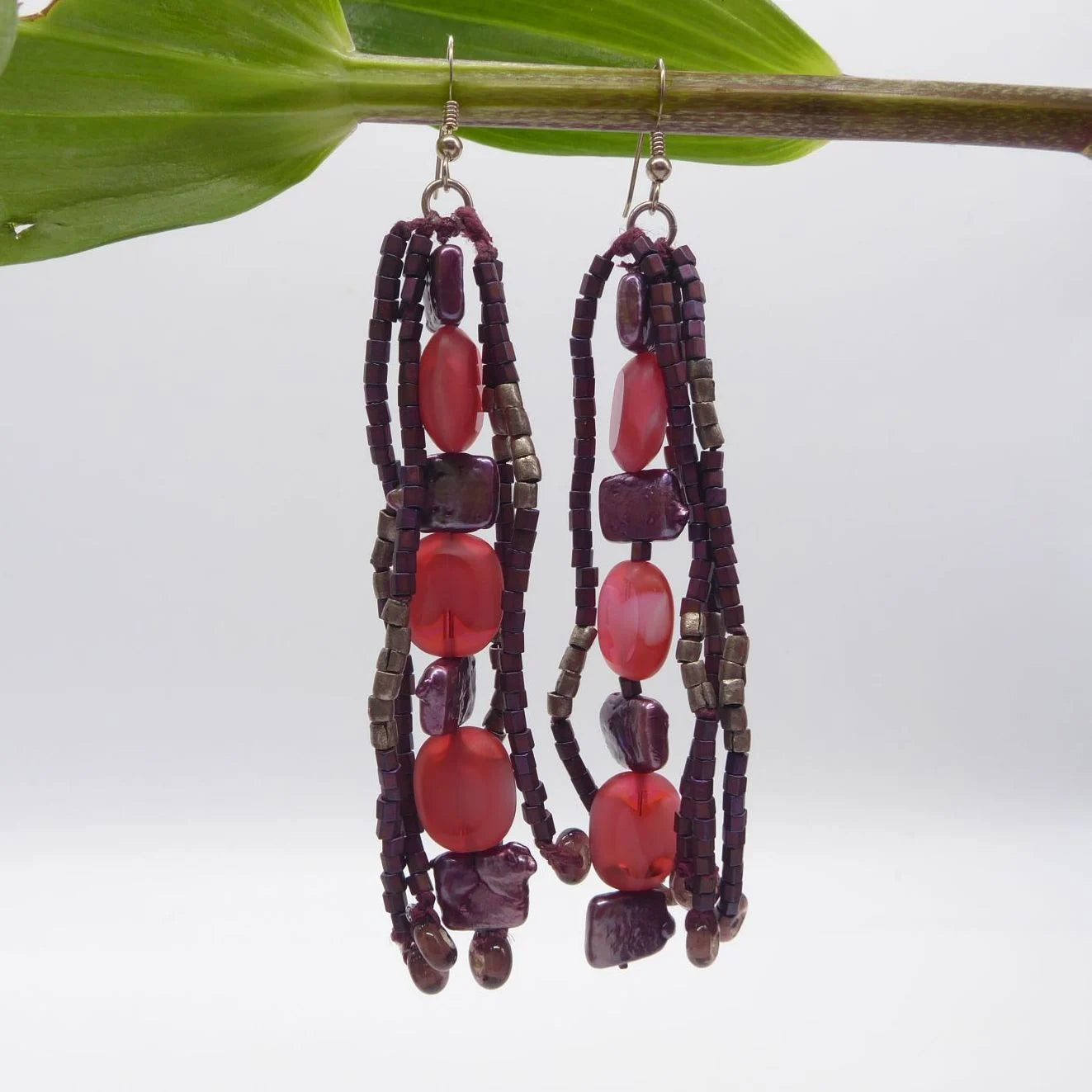 Pearl & Glass Earrings