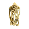 Infinity Armour Ring in 18ct Yellow Gold