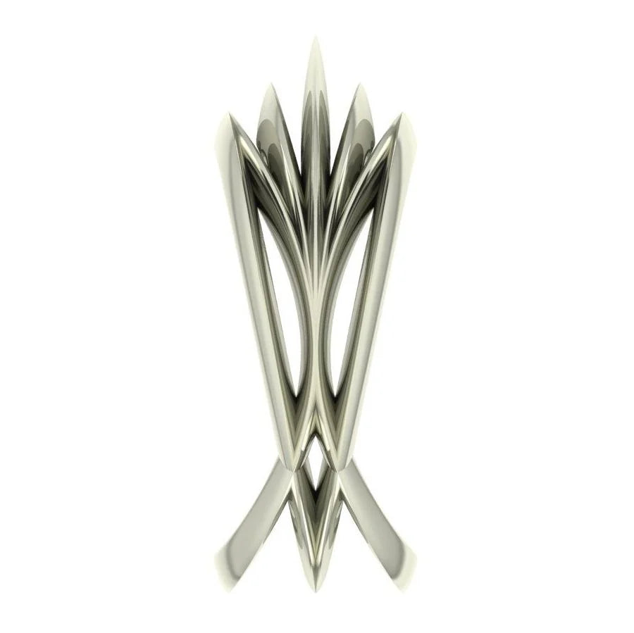 Infinity Armour Ring in White Gold or Platinum