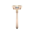 Maisie Marquise Champagne Diamond Ring in 18ct Rose Gold