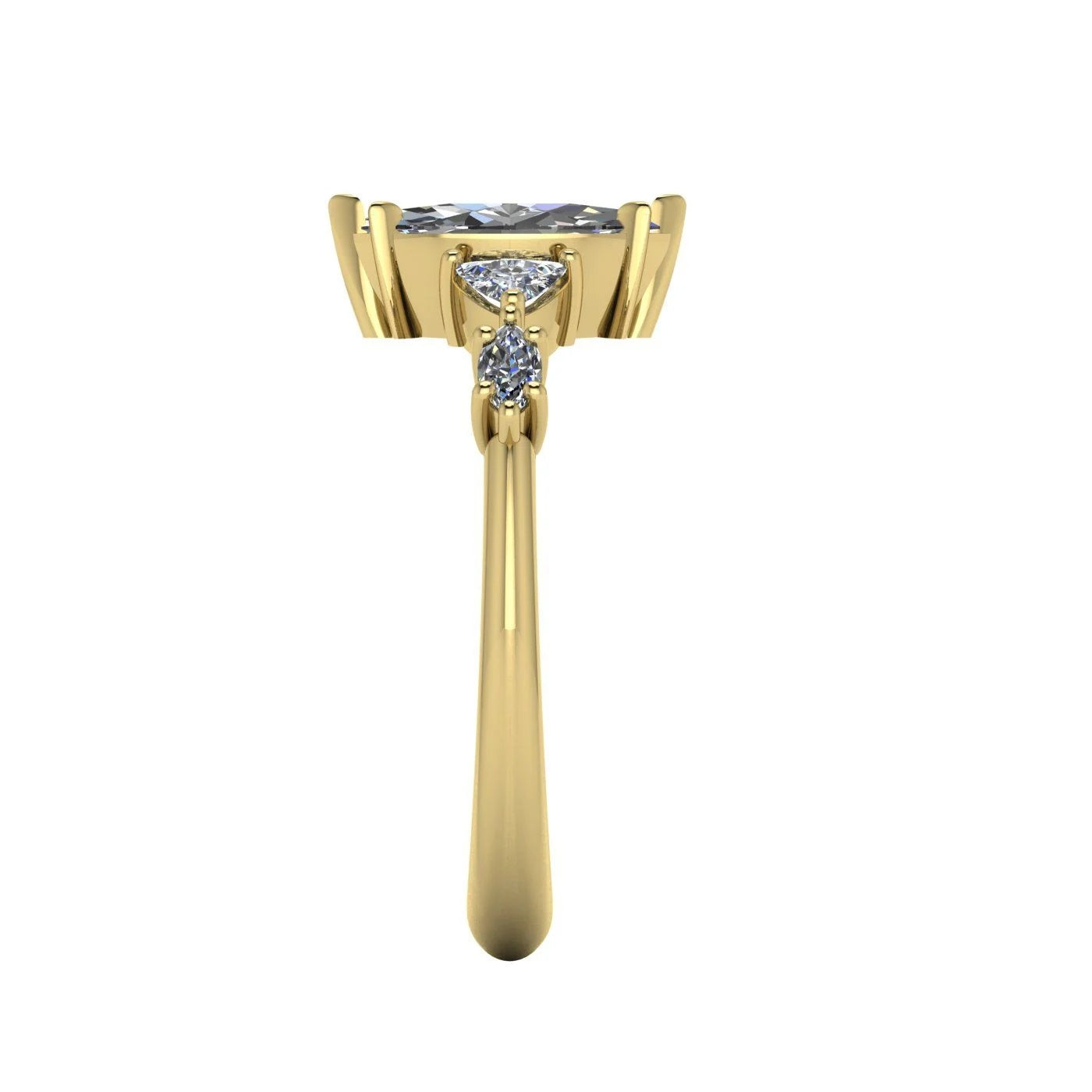 Maisie Marquise Diamond Five Stone Ring in 18ct Yellow Gold
