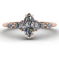 Maisie Marquise Diamond Five Stone Ring in 18ct Rose Gold