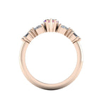 Maisie Marquise Pink Sapphire & Diamond Ring in 18ct Rose Gold